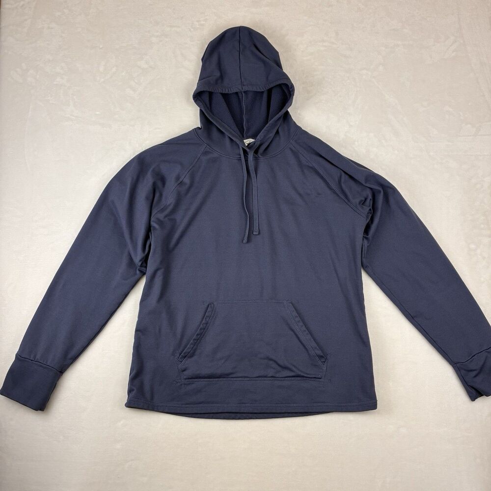 New York Laundry Hooded Sweatshirt Woman’s Size XL Blue Pullover Hoodie Pocket